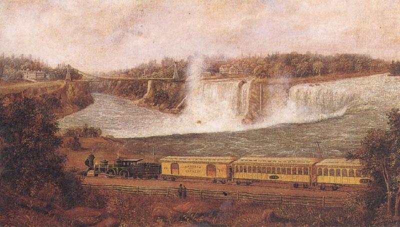 Robert Whale The Canada Southern Railway at Niagara china oil painting image